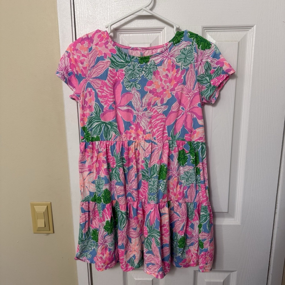 Lilly Pulitzer Girl's XL 12-14 Short Sleeve Dress